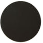 HomeRoots 22" Round Pedestal Wooden Side Table in Matte Black Finish