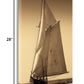 HomeRoots 22" Sailing the Seas Sepia Tone Giclee Wrap Canvas Wall Art