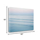 HomeRoots 22" Scenic Blue Waters Giclee Wrap Canvas Wall Art