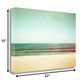 HomeRoots 22" Serene Bridge on a Lake Giclee Wrap Canvas Wall Art