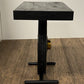 HomeRoots 22" Solid Wood End Table With Black and Gold Finish