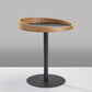 HomeRoots 22" Solid Wood Round End Table in Matte Black Finish