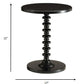 HomeRoots 22" Solid Wooden Stylish Accent Side Table in Black Finish