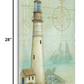 HomeRoots 22" The Lighthouse by the West Coast Giclee Wrap Canvas Wall Art