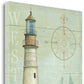 HomeRoots 22" The Lighthouse by the West Coast Giclee Wrap Canvas Wall Art