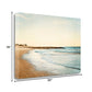 HomeRoots 22" Turquoise Backwash Beautiful Coastal Beach Giclee Wrap Canvas Wall Art