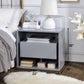 HomeRoots 22' x 16' x 20' Gray Wood Accent Table