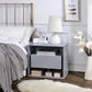 HomeRoots 22' x 16' x 20' Gray Wood Accent Table
