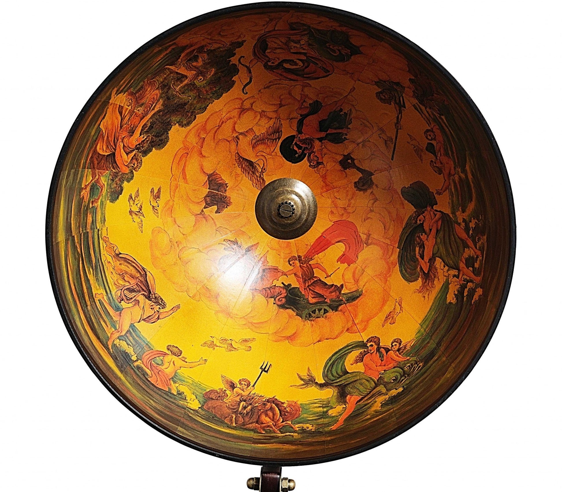 HomeRoots 22" x 22" x 37" Globe Drink Cabinet