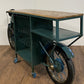 HomeRoots 22" x 86.5" x 40" TMPH Bike Bar With Antiqued Green Finish