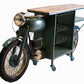 HomeRoots 22" x 86.5" x 40" TMPH Bike Bar With Antiqued Green Finish
