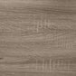 HomeRoots 23" End Table With Shelf in Taupe Finish