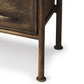 HomeRoots 23" Metal Six Drawer Chest in Bronze Finish