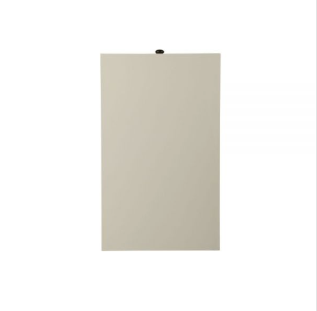 HomeRoots 23" Solid And Manufactured Wood Mirrored End Table With Drawer And Shelf in White Finish