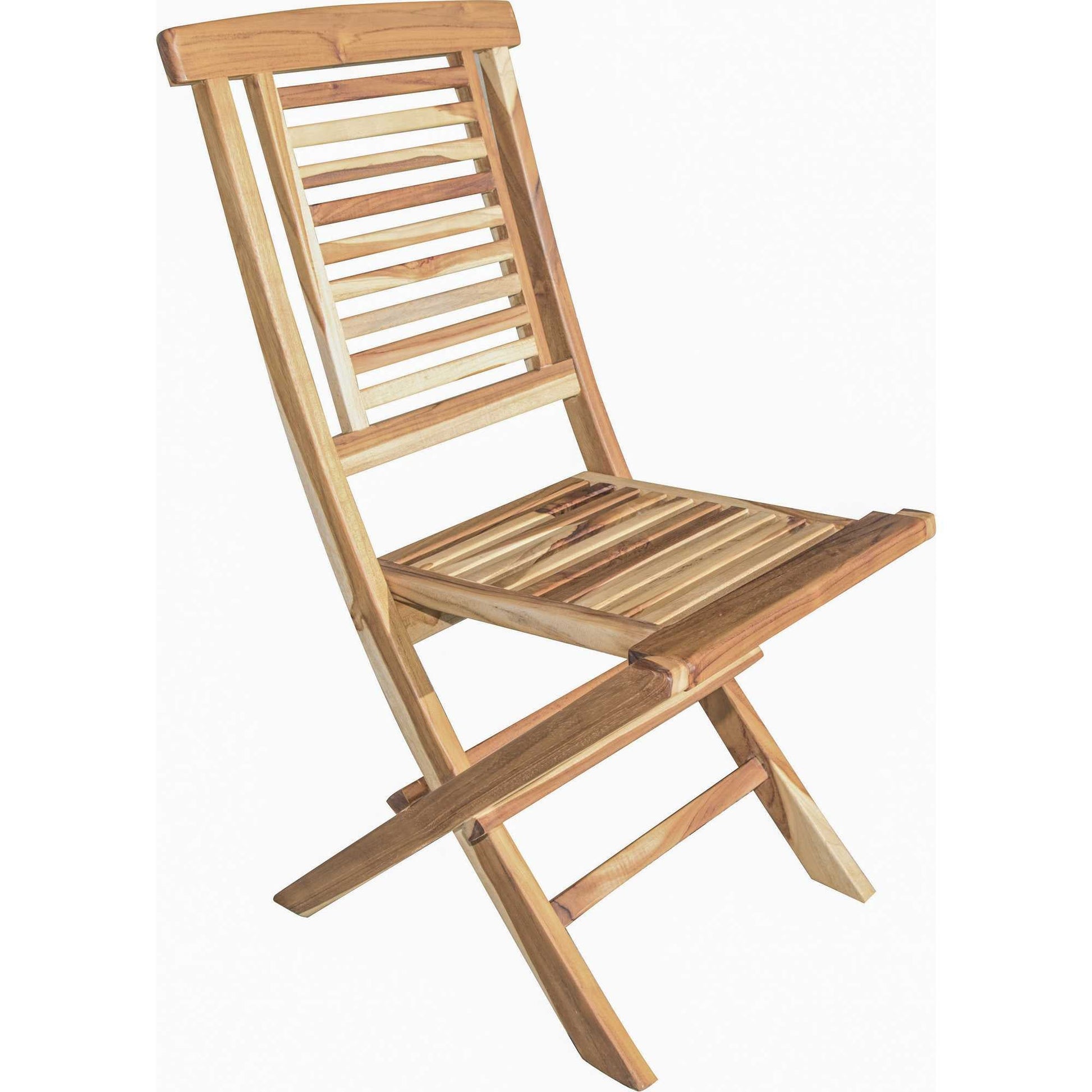 HomeRoots 23" Solid Wood Dining Chair With Natural Finish