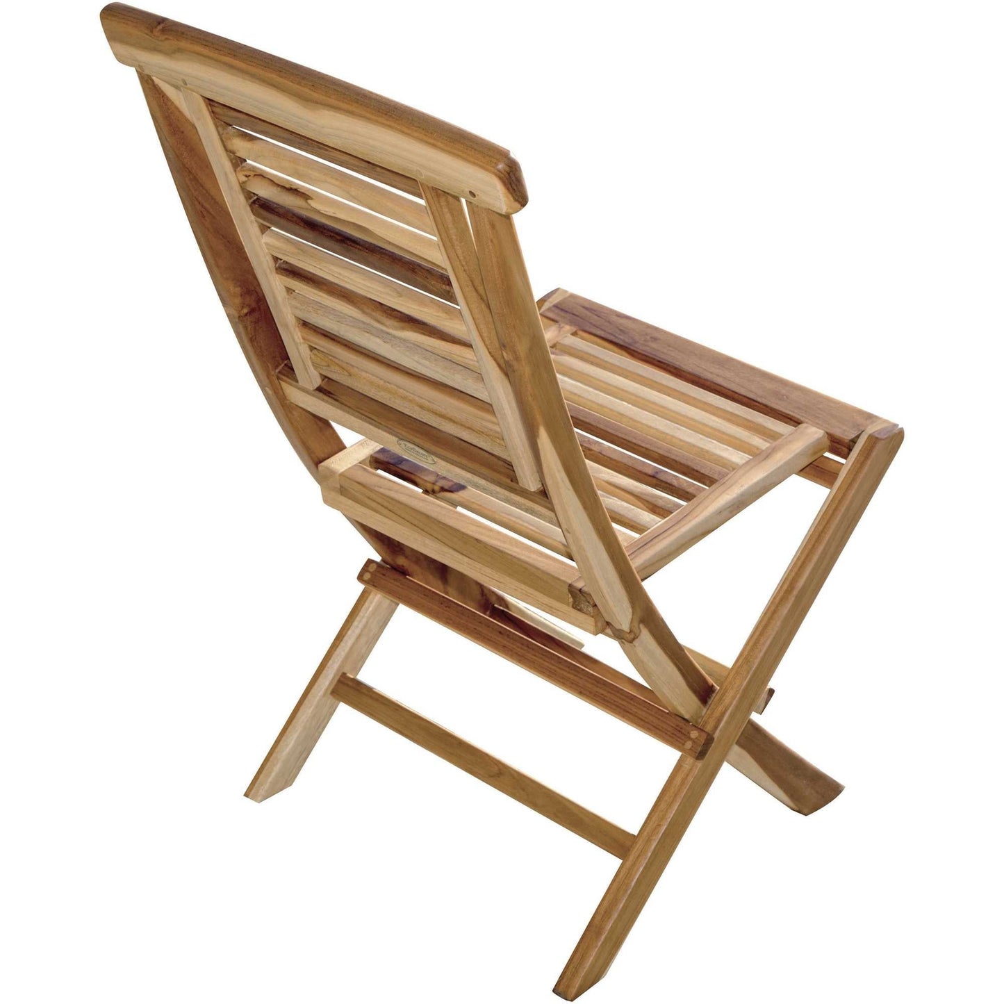 HomeRoots 23" Solid Wood Dining Chair With Natural Finish