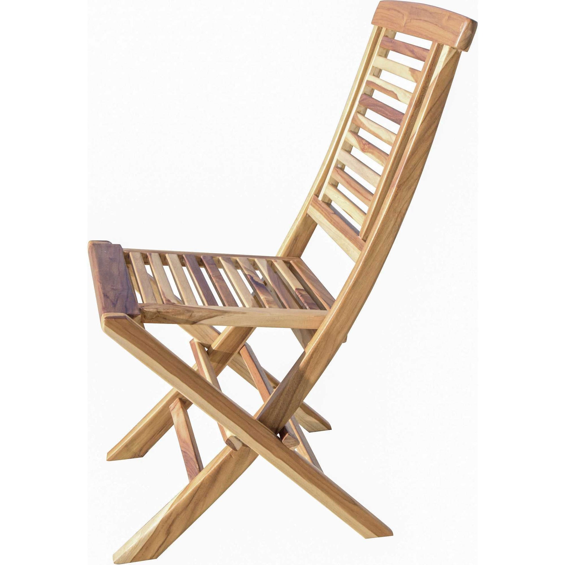 HomeRoots 23" Solid Wood Dining Chair With Natural Finish