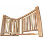 HomeRoots 23" Solid Wood Dining Chair With Natural Finish