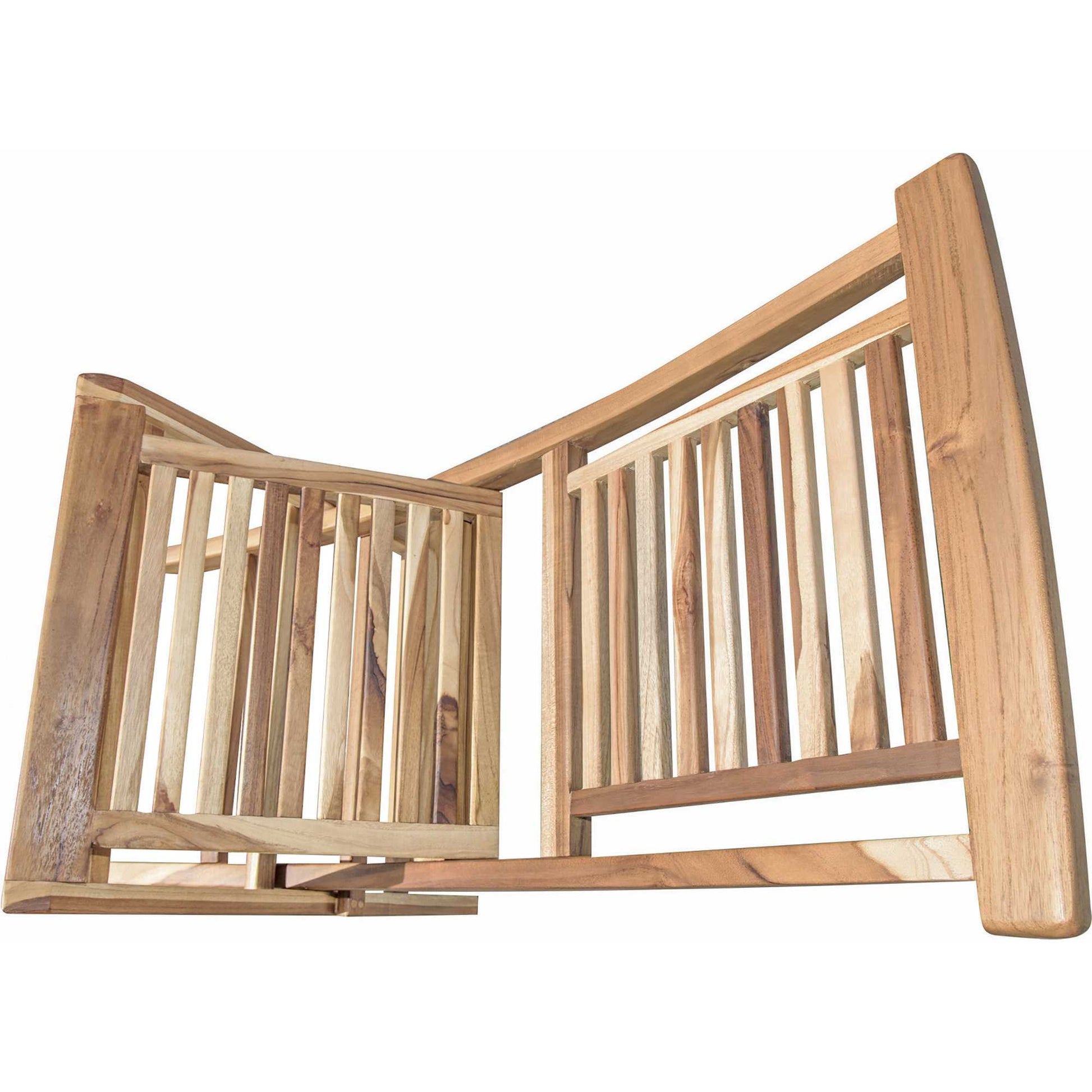 HomeRoots 23" Solid Wood Dining Chair With Natural Finish