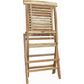 HomeRoots 23" Solid Wood Dining Chair With Natural Finish