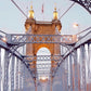 HomeRoots 23" Spellbinding Suspension Bridge Giclee Wrap Canvas Wall Art