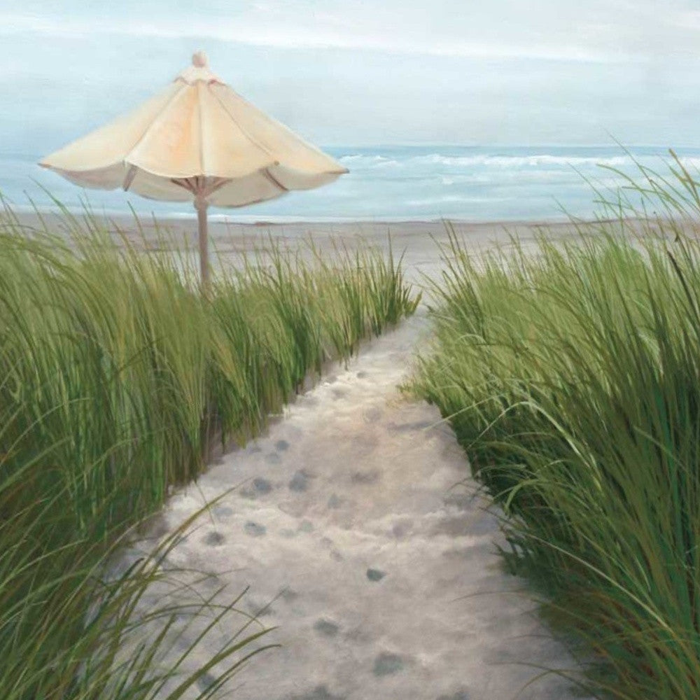 HomeRoots 23" Sweet Path to the Beach Giclee Wrap Canvas Wall Art