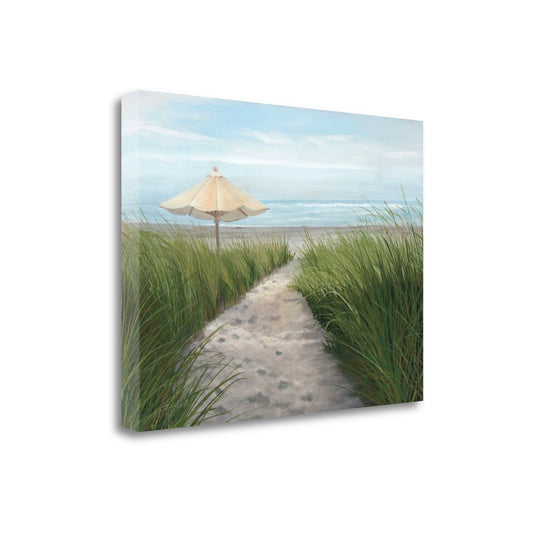 HomeRoots 23" Sweet Path to the Beach Giclee Wrap Canvas Wall Art