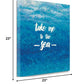 HomeRoots 23" Take Me To The Sea Giclee Wrap Canvas Wall Art