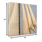 HomeRoots 23" White Lateen Sails with Mast Giclee Wrap Canvas Wall Art