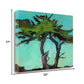 HomeRoots 24" Abstract Green Tree 1 Giclee Wrap Canvas Wall Art