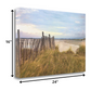 HomeRoots 24" Beyond the White Sandy Beaches Giclee Wrap Canvas Wall Art