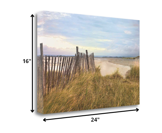 HomeRoots 24" Beyond the White Sandy Beaches Giclee Wrap Canvas Wall Art