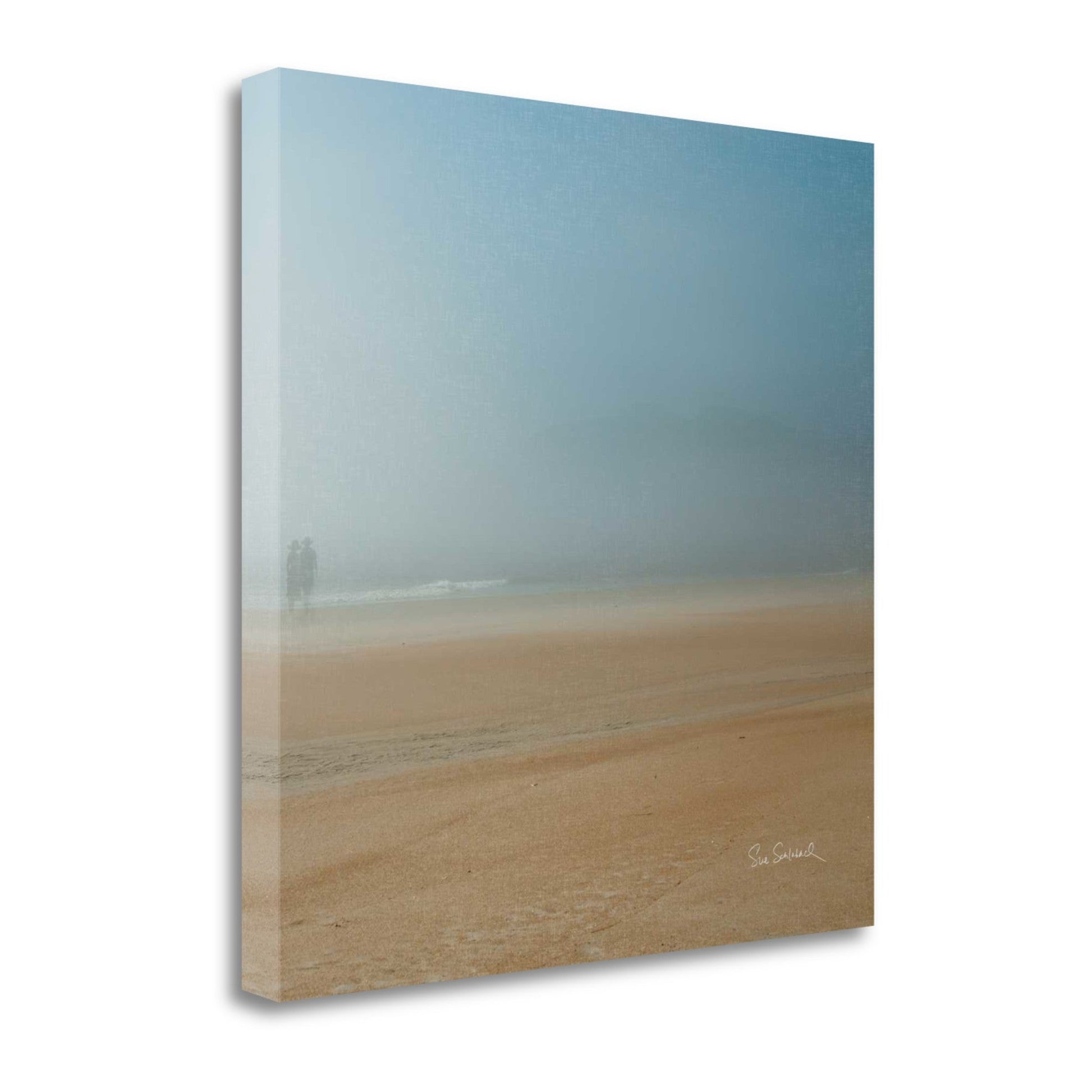 HomeRoots 24" Calming Beach Stroll Giclee Print on Gallery Wrap Canvas Wall Art