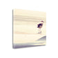 HomeRoots 24" Coastal Seagull on the Beach Print on Gallery Wrap Canvas Wall Art
