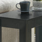 HomeRoots 24" Console Table in Black Finish