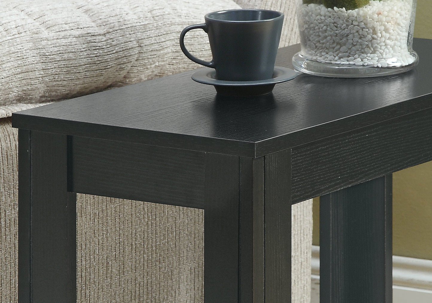 HomeRoots 24" Console Table in Black Finish