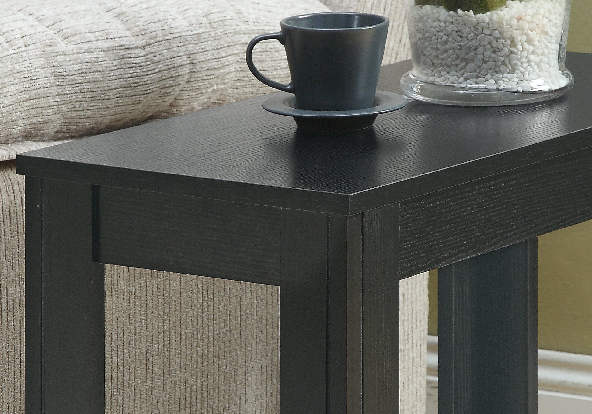 HomeRoots 24" Console Table in Black Finish