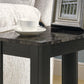 HomeRoots 24" Console Table in Gray and Black Finish