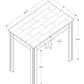 HomeRoots 24" Console Table in Gray and Black Finish