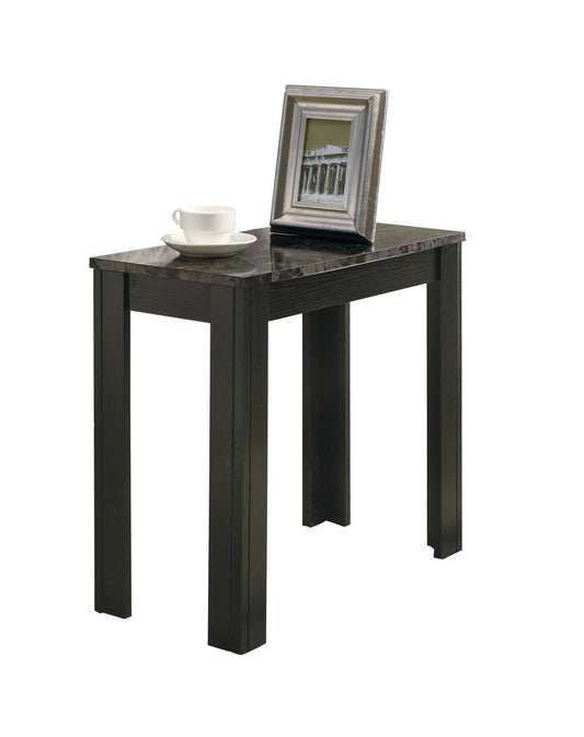 HomeRoots 24" Console Table in Gray and Black Finish