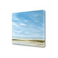 HomeRoots 24" Empty Beach on a Bright Sunny Day Giclee Wrap Canvas Wall Art
