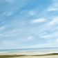HomeRoots 24" Empty Beach on a Bright Sunny Day Giclee Wrap Canvas Wall Art