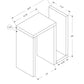 HomeRoots 24" End Table With Shelf in Dark Brown Finish