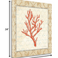 HomeRoots 24" Fancy Underwater Coral Giclee Wrap Canvas Wall Art