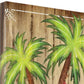 HomeRoots 24" Faux Wooden Beach Signboard Giclee Wrap Canvas Wall Art