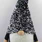 HomeRoots 24" Glittery Black and White Sparkle Gnome