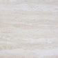 HomeRoots 24" Gold Metal Accent Table With Beige Marble Finish