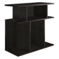 HomeRoots 24" Hollow Core Particle Board Accent Table in Brown Finish