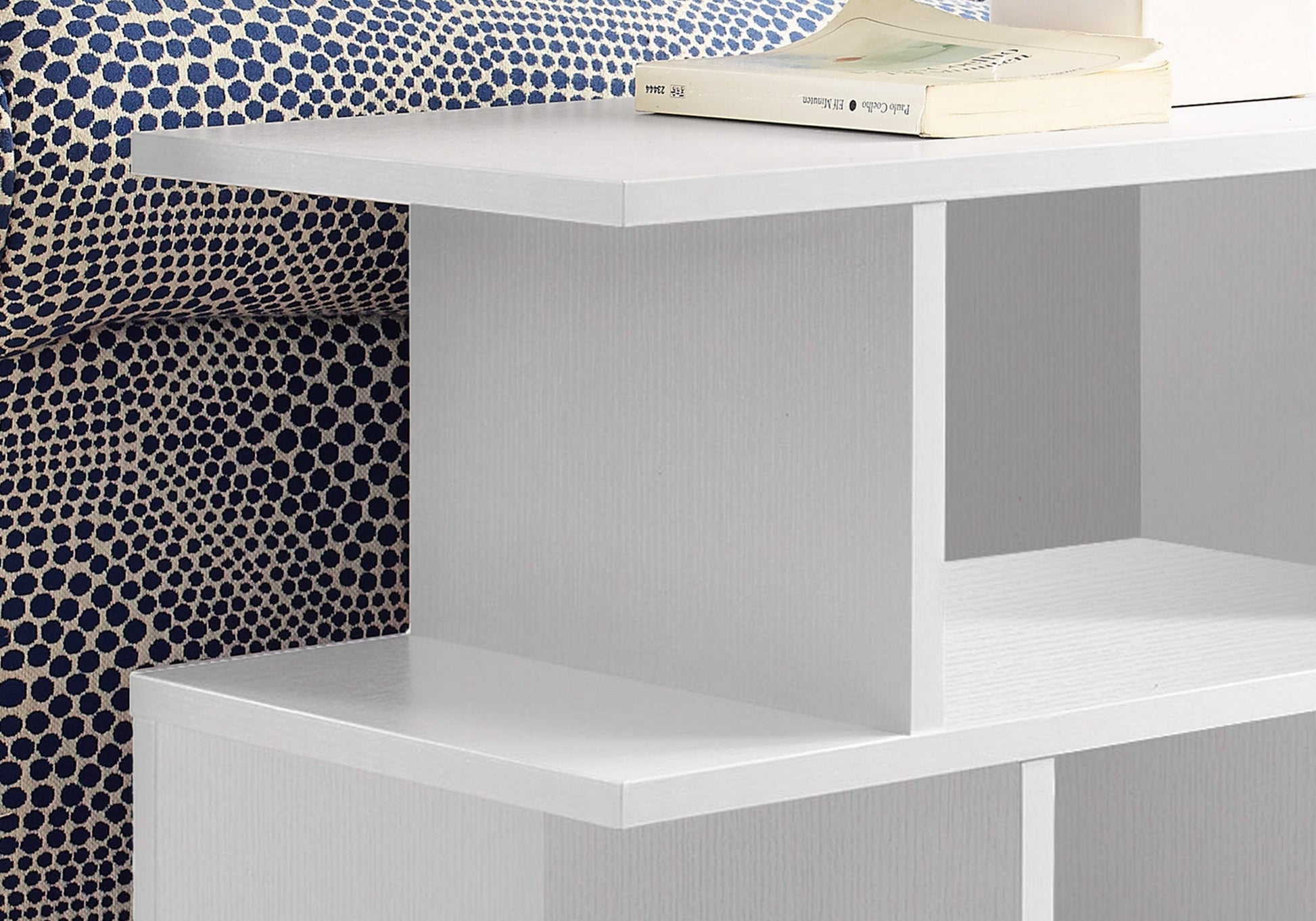 HomeRoots 24" Hollow Core Particle Board Accent Table in White Finish