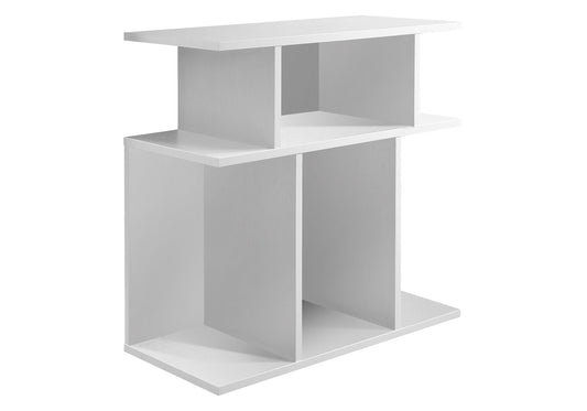 HomeRoots 24" Hollow Core Particle Board Accent Table in White Finish